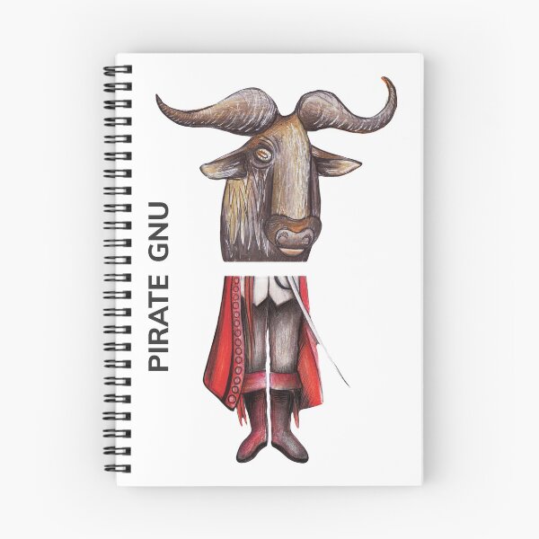Artikelvorschau, PIRATE GNU by FrankenDuo entworfen und verkauft von FrankenDuo.