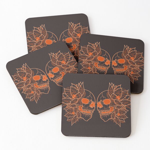 Item preview, Orange chrysanthemums and water lilies designed and sold by BV-creas.