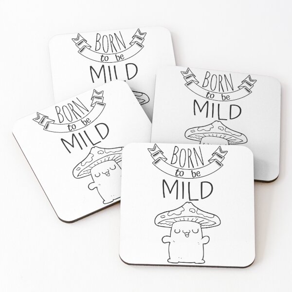 Item preview, Born to be Mild - cute mushroom creature designed and sold by RIVEofficial.