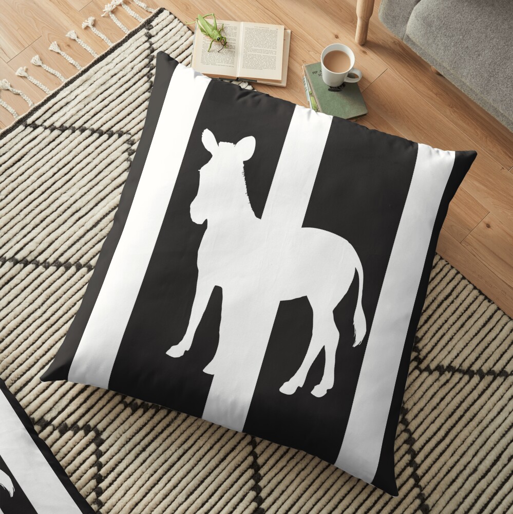 Zebra Crosssing Floor Pillow