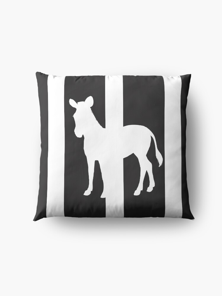 Alternate view of Zebra Crosssing Floor Pillow