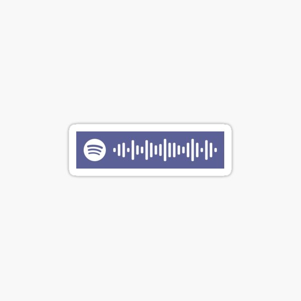 Crazy Noisy Bizarre Town Spotify Code Sticker