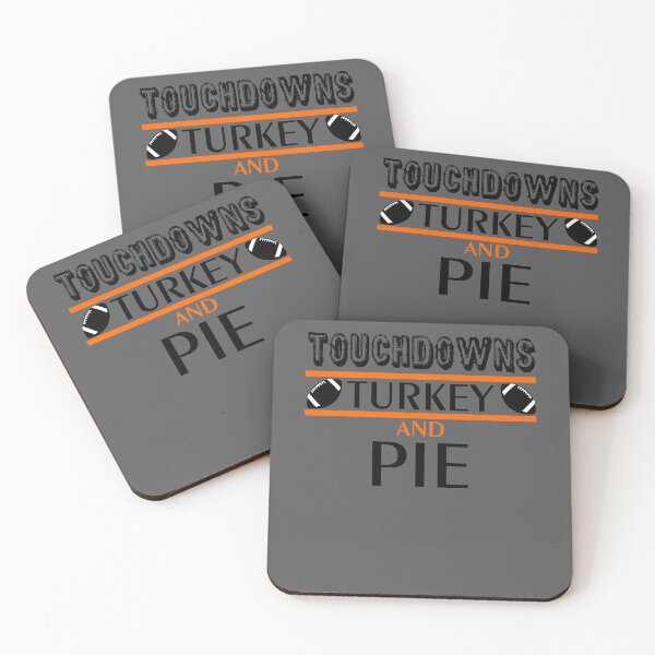 Item preview, Touchdowns Turkey And Pie Funny Thanksgiving Football designed and sold by ByTekk.