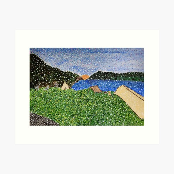Kim Namjoon's (RM) Painting | BTS In The Soop (2020) Art Print