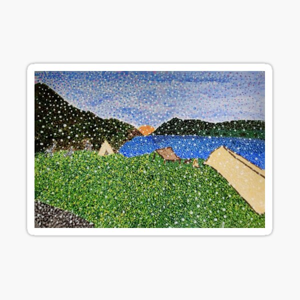 Pintura de Kim Namjoon (RM) | BTS en el soop (2020) Pegatina
