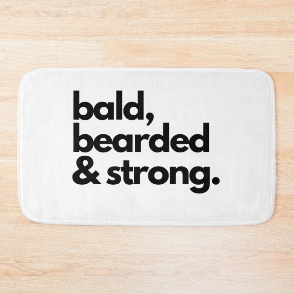 Item preview, Bald, bearded and strong designed and sold by luisraultg.