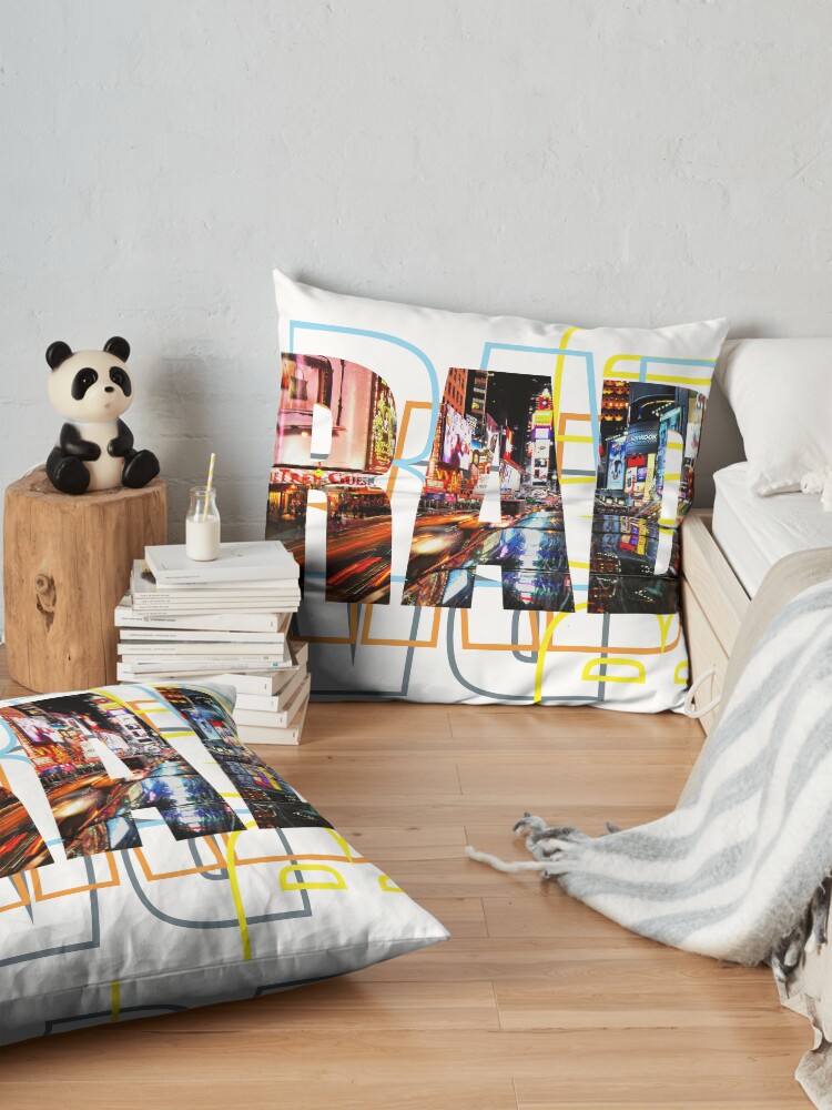Alternate view of Life is RAD Floor Pillow