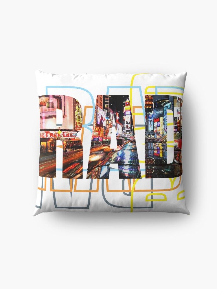 Alternate view of Life is RAD Floor Pillow