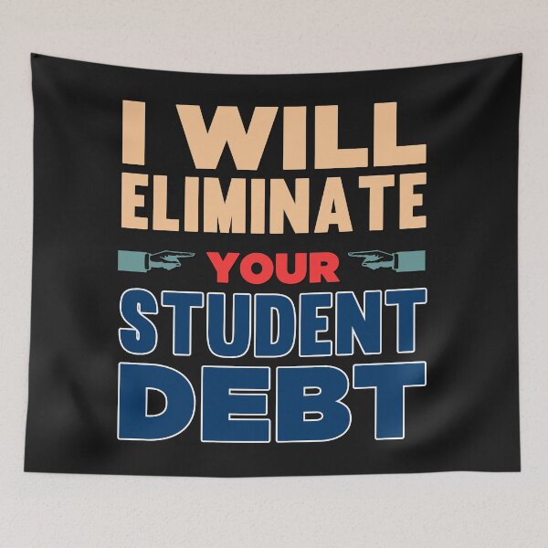 Item preview, I Will Eliminate Your Student Debt - Cool Plain Text Joe Biden Supporters designed and sold by leo121687.
