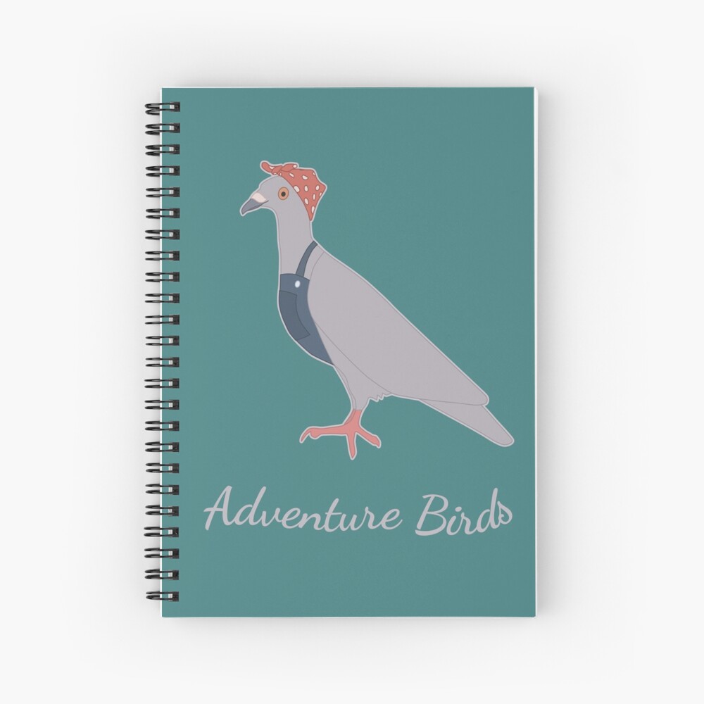 Item preview, Spiral Notebook designed and sold by AdventureBirds.