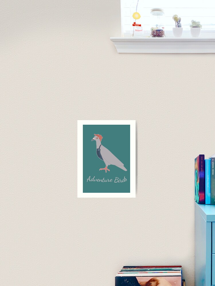 Thumbnail 2 of 3, Art Print, Vintage Pigeon designed and sold by AdventureBirds.