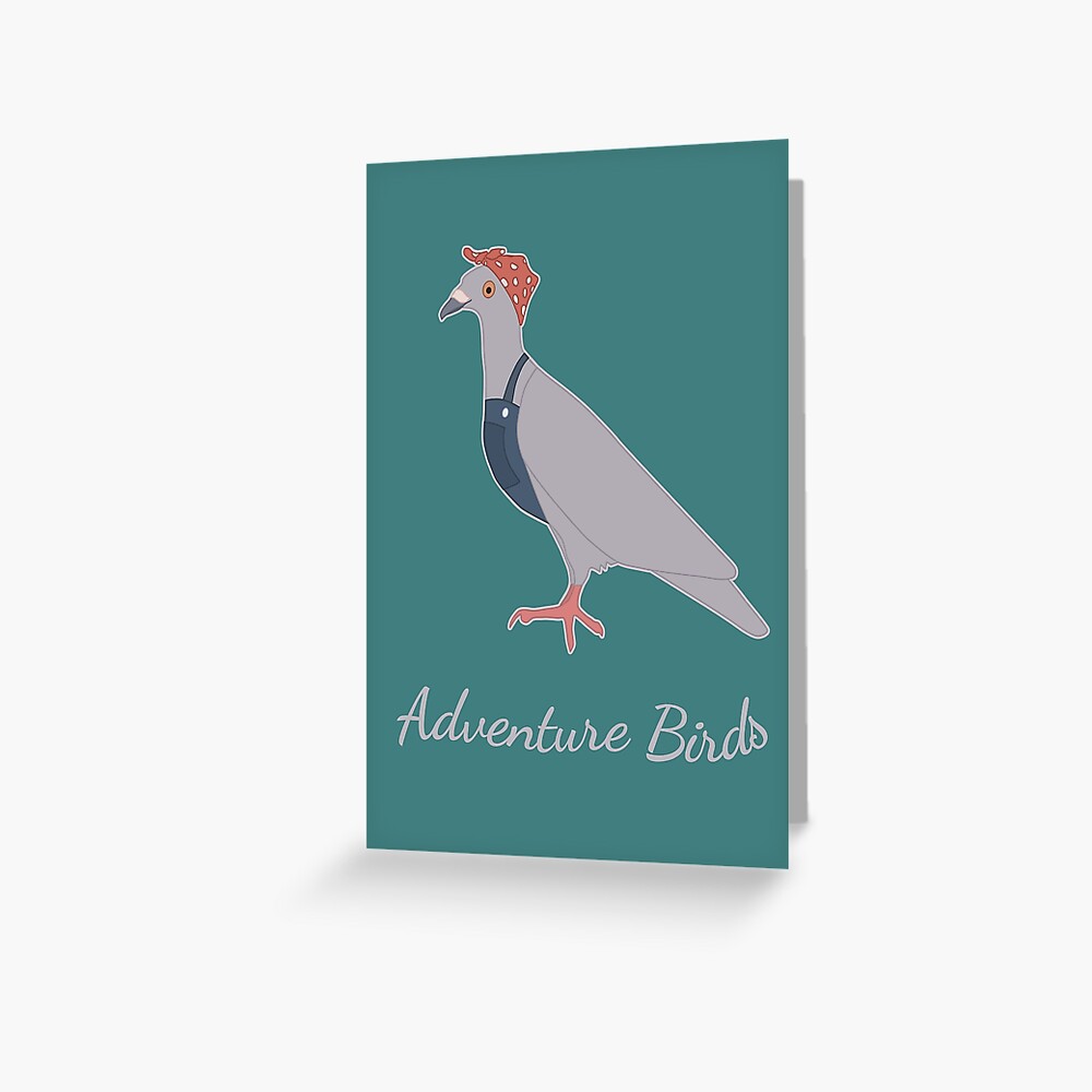 Item preview, Greeting Card designed and sold by AdventureBirds.