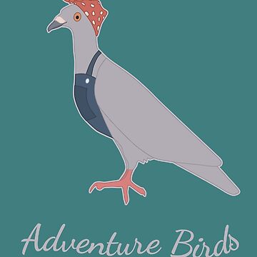Artwork thumbnail, Vintage Pigeon by AdventureBirds