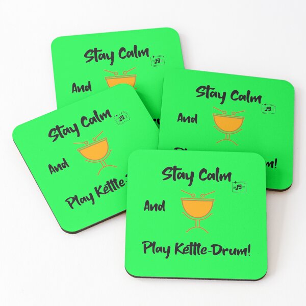Item preview, «Stay Calm and Play Kettle-Drum» Music Percussion Piano Band Orchestra Shirt designed and sold by musicmusicpin.