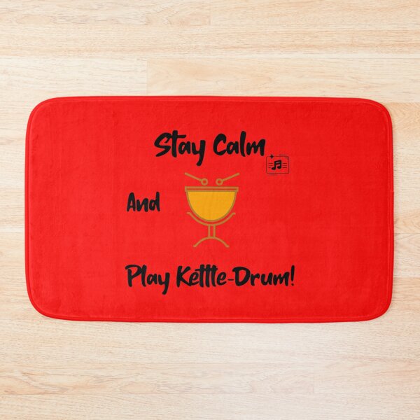 Item preview, «Stay Calm and Play Kettle-Drum» Music Percussion Piano Band Orchestra Shirt designed and sold by musicmusicpin.