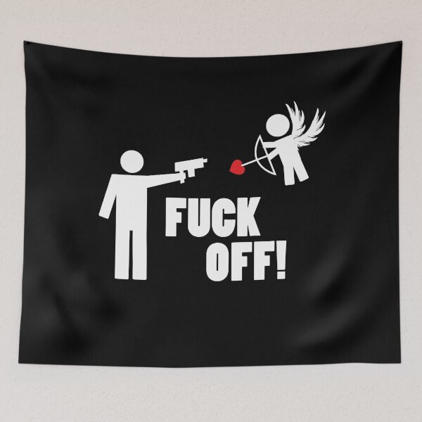 Item preview, Fuck Off Amor designed and sold by Teecha.