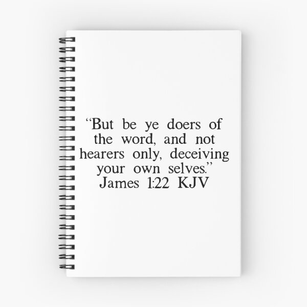 Item preview, James 1:22 KJV designed and sold by IBMClothing.