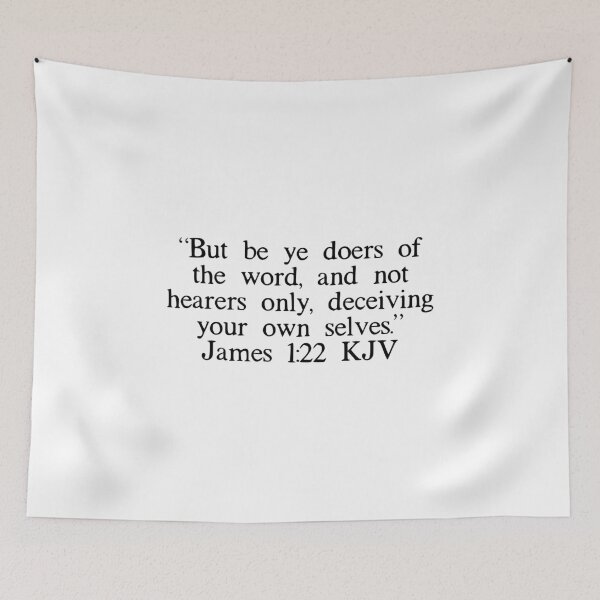 Item preview, James 1:22 KJV designed and sold by IBMClothing.