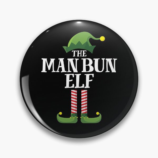 Item preview, Man Bun Elf Matching Family Group Christmas designed and sold by ElfEmporium.
