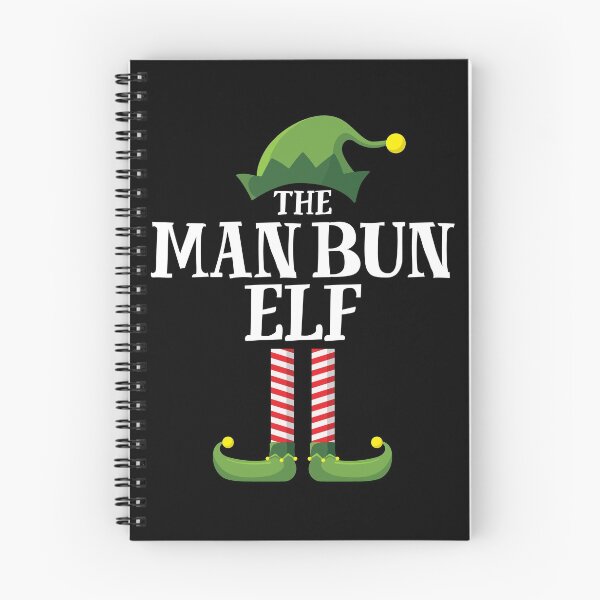 Item preview, Man Bun Elf Matching Family Group Christmas designed and sold by ElfEmporium.