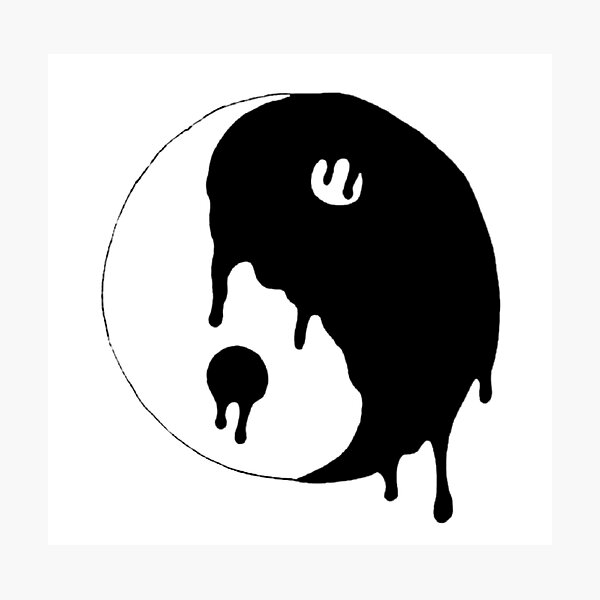 Item preview, Ying and yang designed and sold by Ranz Doodles.