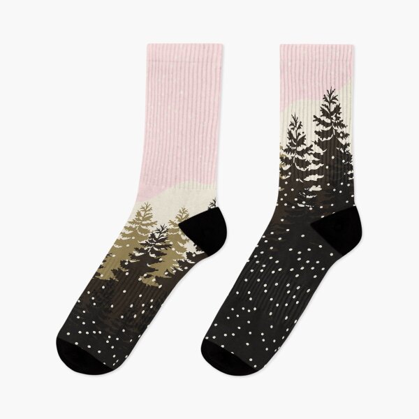 Item preview, Brown Beige Forest Winter Christmas Evergreen Pine Tree designed and sold by IamTrending.