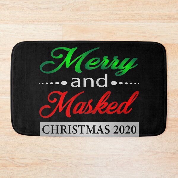 Item preview, Merry and Masked Christmas, good funny quotes about Christmas 2020 gift idea  designed and sold by khalidelk.
