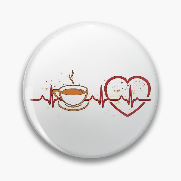 Item preview, Heartbeat Morning Coffee designed and sold by autlu.