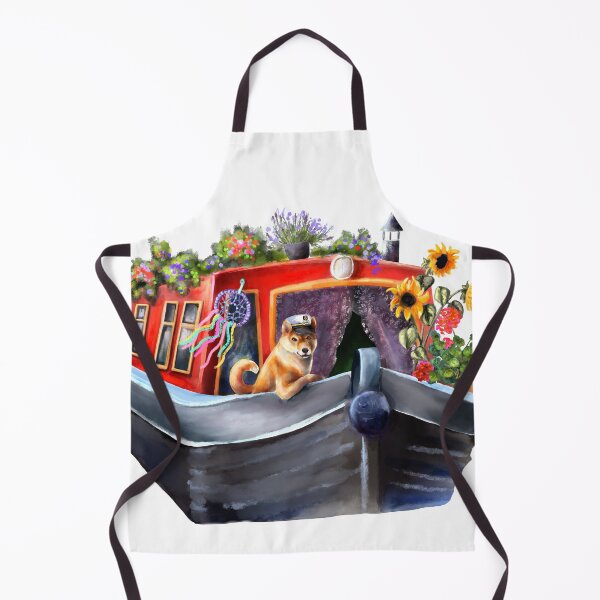 Item preview, Cool Red narrow boat. Channel boat. designed and sold by Sitenkovamary.