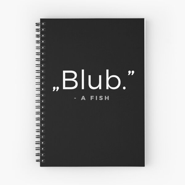Item preview, Blub. - an inspiring fish quote designed and sold by ubaDesigns.