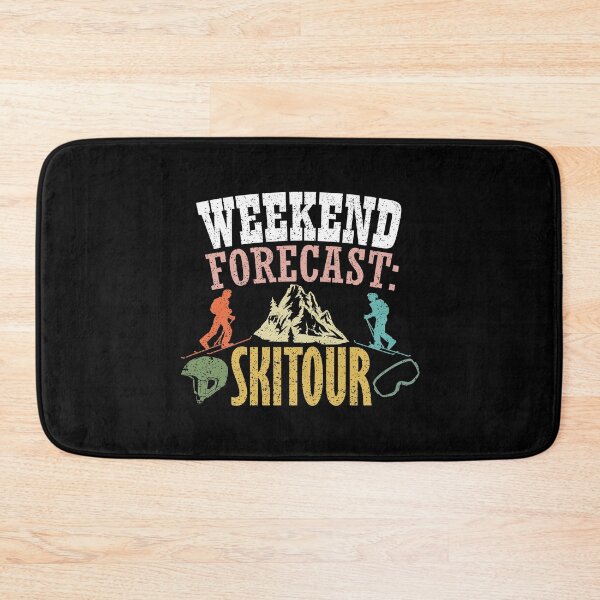 Item preview, Weekend Forecast Skitour Skiing Gifts designed and sold by Tom2468.