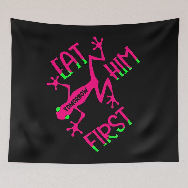 Item preview, Eat The Frog First Procrastination Lazyness Lethargy Overweight Fat Pink Funny Gift  designed and sold by TheAplus.