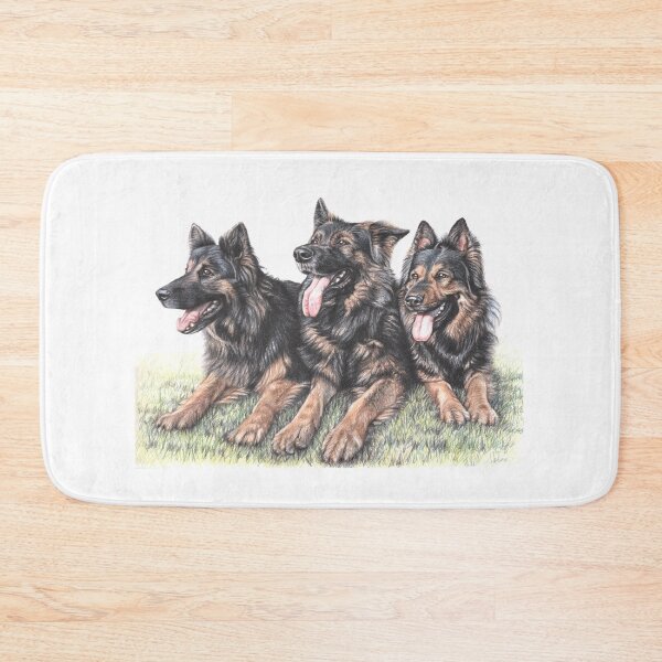 Item preview, Longhaired German Shepherds designed and sold by Arts & Dogs.