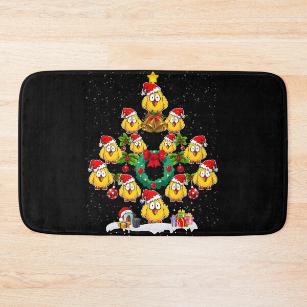 Item preview, Funny Chickens Christmas Tree Tee Ornament Decor Gift designed and sold by abiabo.