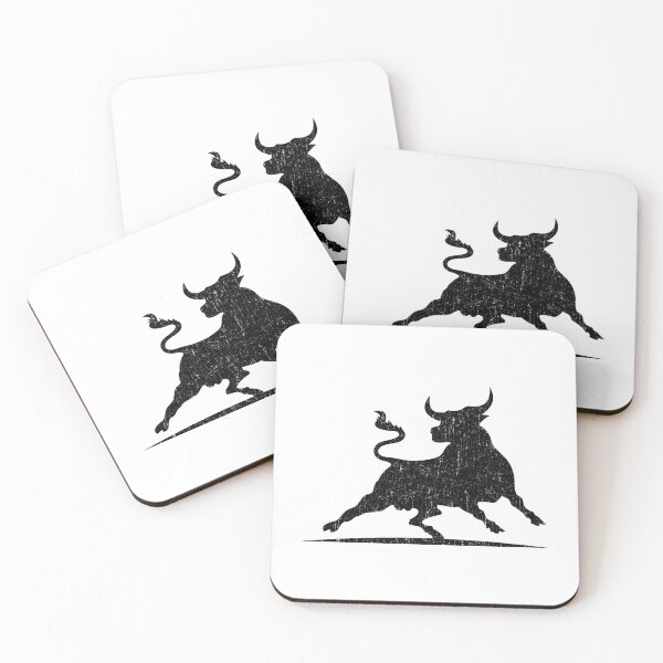 Item preview, BLACK BULL SILHOUETTE USED LOOK BY SUBGIRL designed and sold by SUBGIRL.