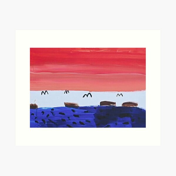 Seokjin's (JIN) Painting | BTS In The Soop (2020) Art Print