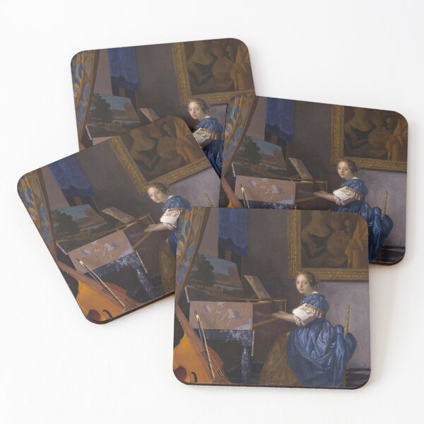 Item preview, Johannes Vermeer Seated at a Virginal - Famous Dutch Art designed and sold by conceptDVS.