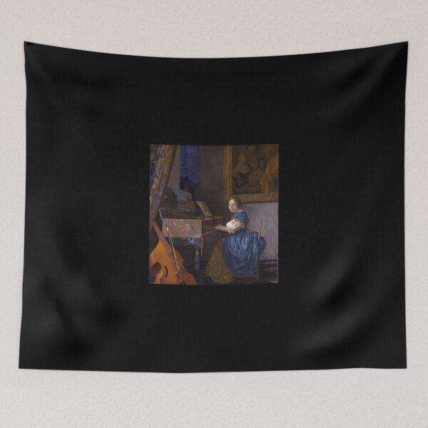 Item preview, Johannes Vermeer Seated at a Virginal - Famous Dutch Art designed and sold by conceptDVS.