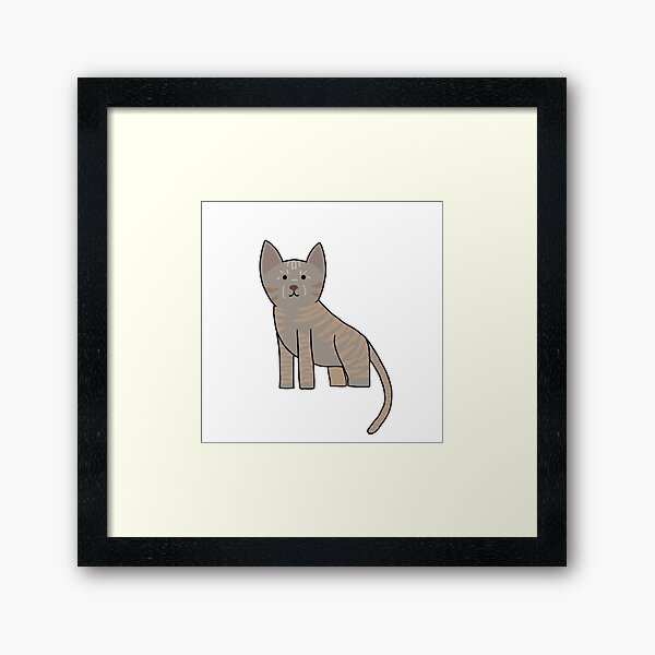 Item preview, Grey tabby cat designed and sold by Olivia Connatser.