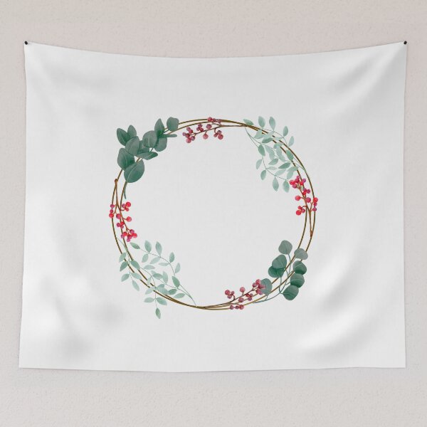 Item preview, Berry Christmas Wreath designed and sold by SilverSquirrels.