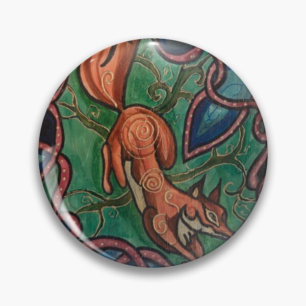 Item preview, The Dancing Fox. designed and sold by HennaAndHatLady.