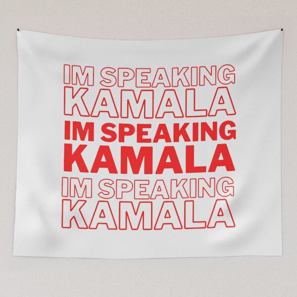 Item preview, im speaking USA Flag Lips Kamala Harris  designed and sold by ShirtzTonight.