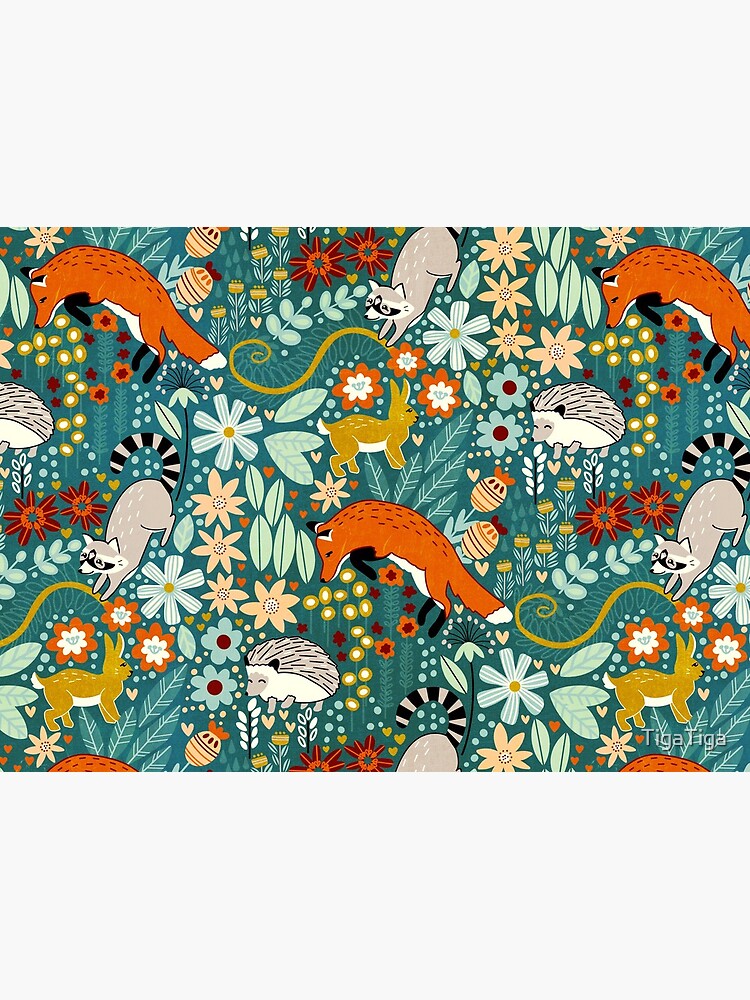 Textured Woodland Pattern by TigaTiga