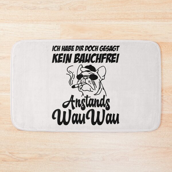 Item preview, Bauchfrei Anstandswauwau Mops Hund Aufpasser Vernunft Anstand Moral Sitte Aufreizend Kleidung Geschenk designed and sold by TheAplus.