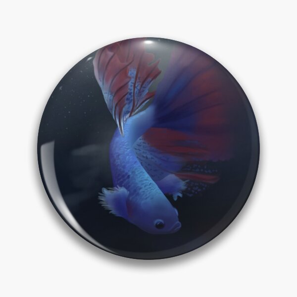 Artikelvorschau, Betta Splendens Kampffisch Moon entworfen und verkauft von Ruinilmingr.