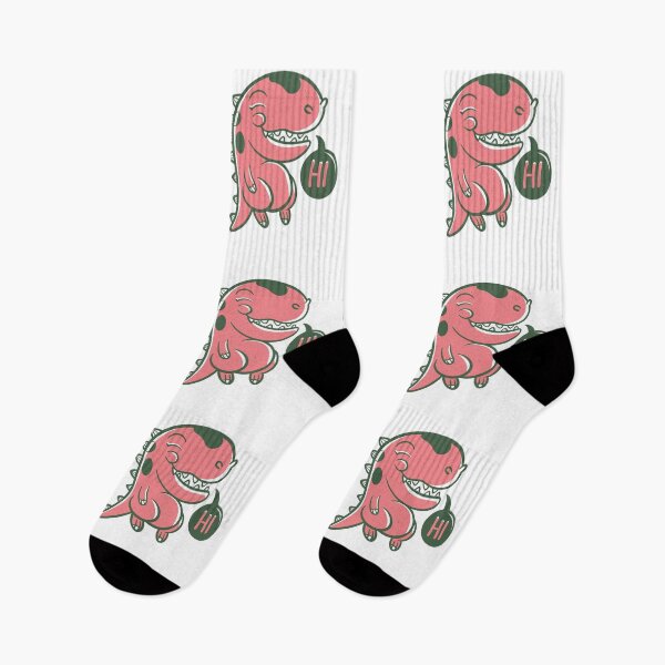 Item preview, Cute dinosaur says hi designed and sold by DerSenat.