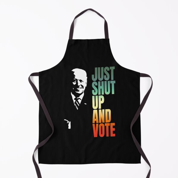 Item preview, Just Shut Up And Vote (Funny Joe Biden Quote • Vintage Retro Classic Movie Style • Political Sayings) designed and sold by SassyClassyMe.