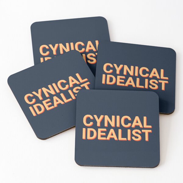 Item preview, Cynical Idealist Orange Text designed and sold by Sour Soul.