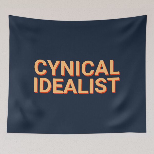 Item preview, Cynical Idealist Orange Text designed and sold by Sour Soul.