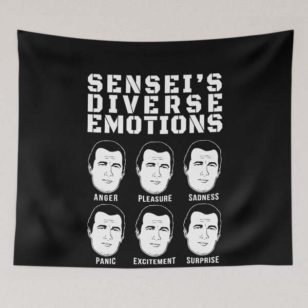 Item preview, Steven Seagal - Senseis Diverse Emotions designed and sold by Teecha.